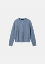 Gilet Gilma bleu ciel en laine alpaga Blush, Ecru, Horizon, Noir, Nuit, Vert TARA JARMON
