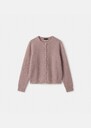 Gilet Gilma rose pâle en laine alpaga Blush, Ecru, Horizon, Noir, Nuit, Vert TARA JARMON
