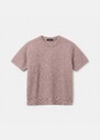 Pull Polla rose pâle en laine alpaga Blush, Horizon, Nuit TARA JARMON