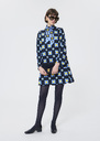 Robe Ruoda bleu nuit imprimé fleurs Nuit TARA JARMON