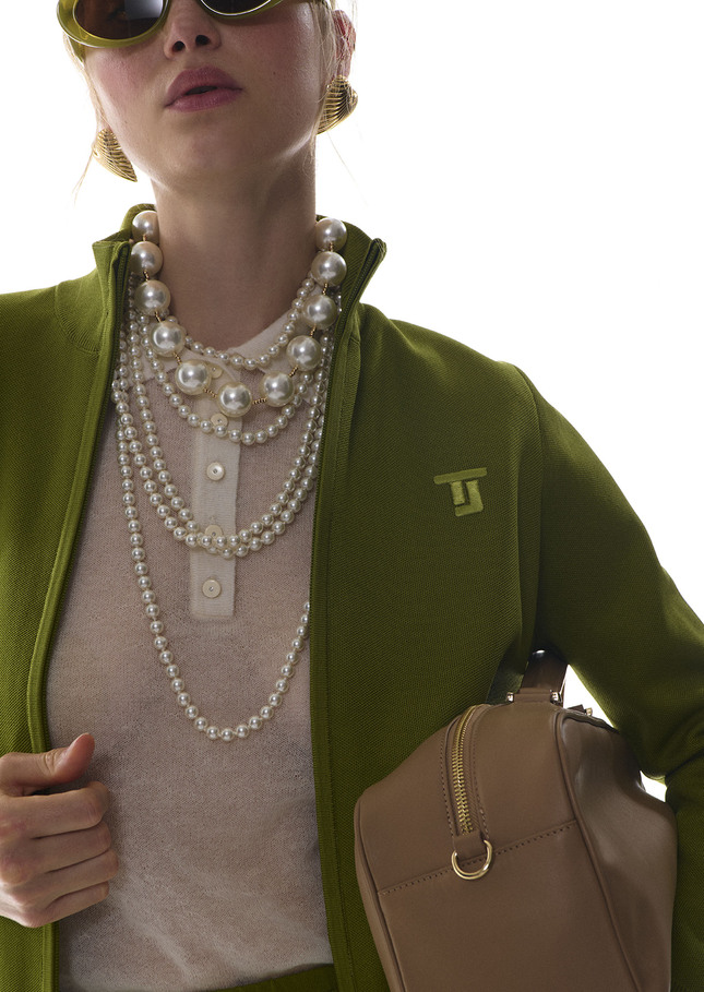 Collier Belladona écru à grosses perles Ecru TARA JARMON