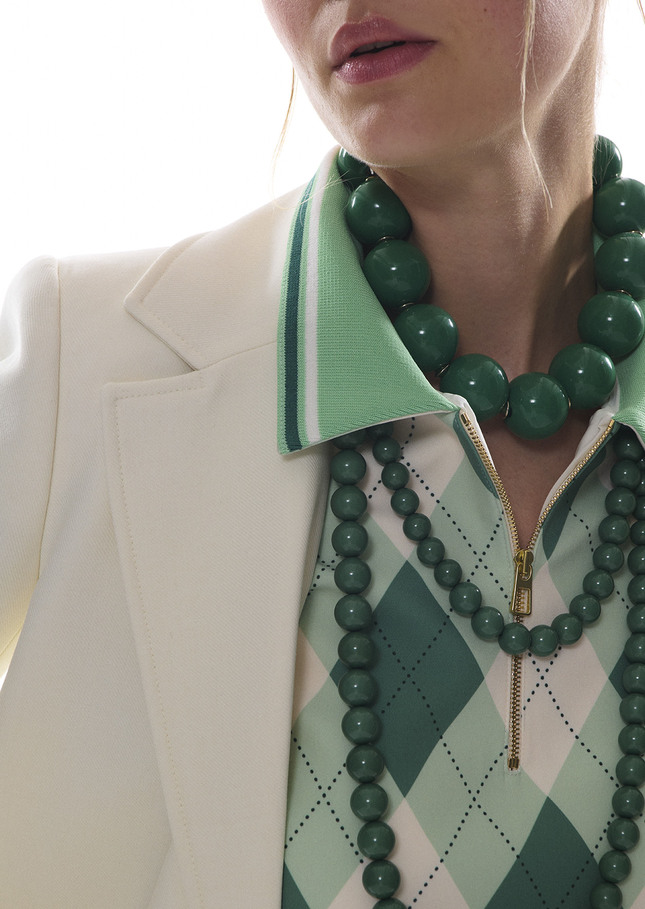 Collier Bellissima vert à grosses perles Vert TARA JARMON