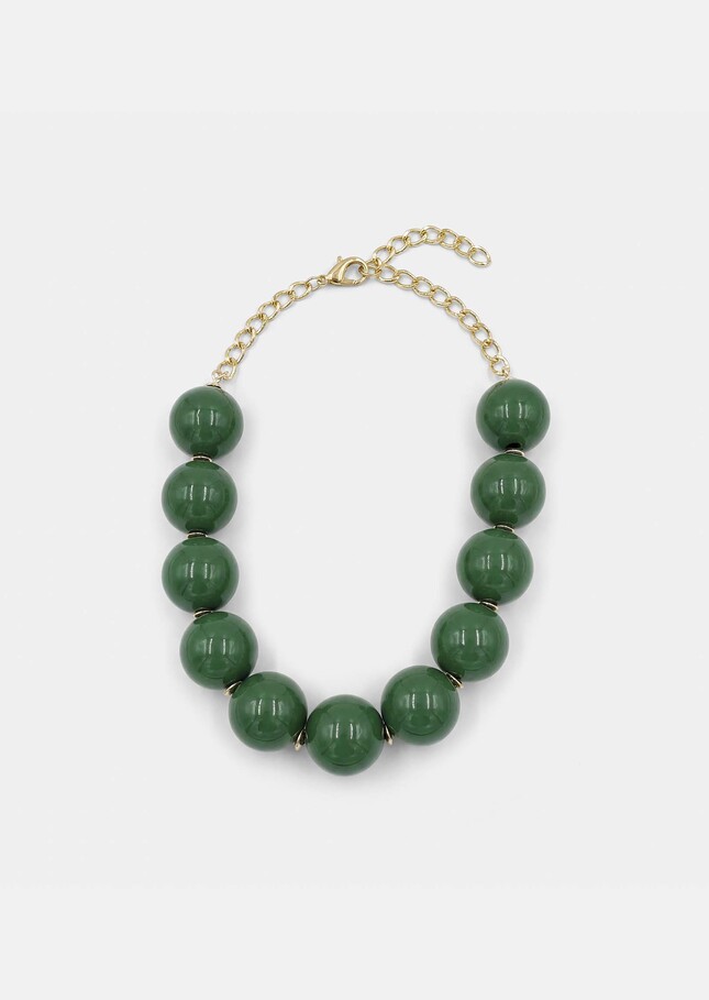 Collier Bellissima vert à grosses perles Vert TARA JARMON