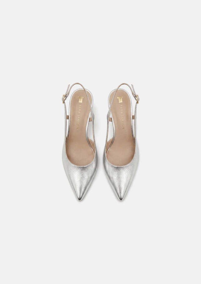 Escarpins Ketty dorés en cuir Or TARA JARMON