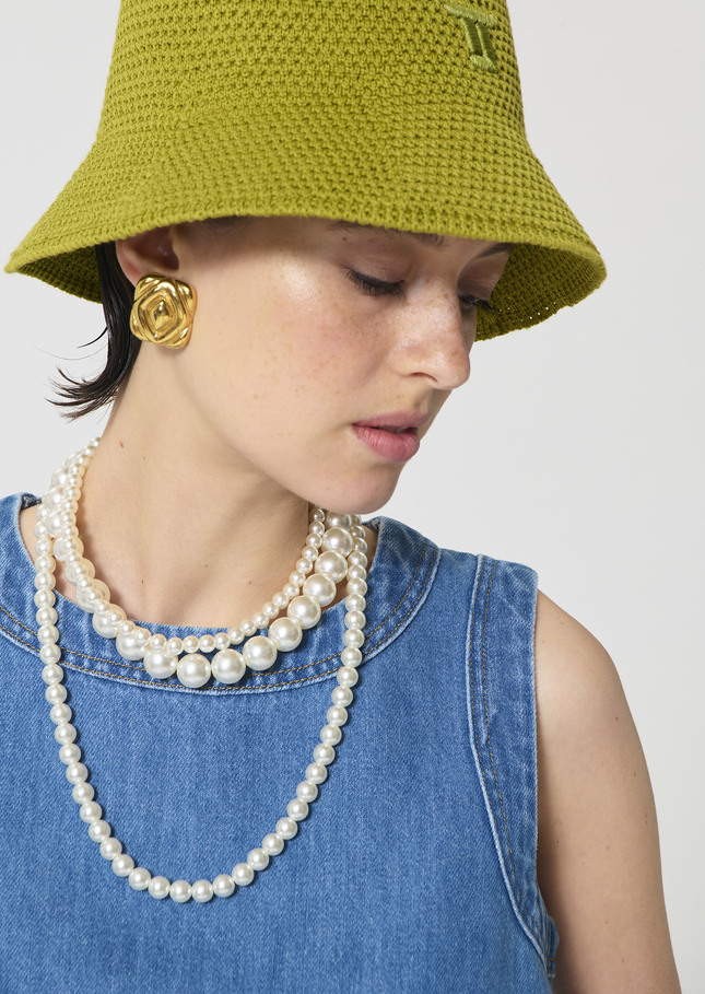 Bob Chris vert en crochet Olive TARA JARMON