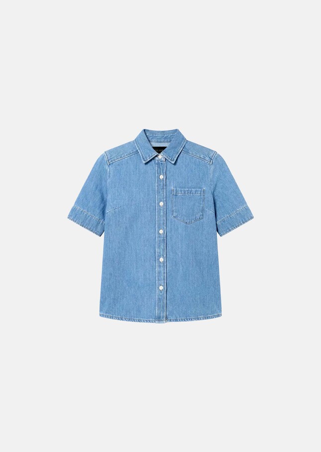 Chemise Cruz bleue en denim Jean TARA JARMON