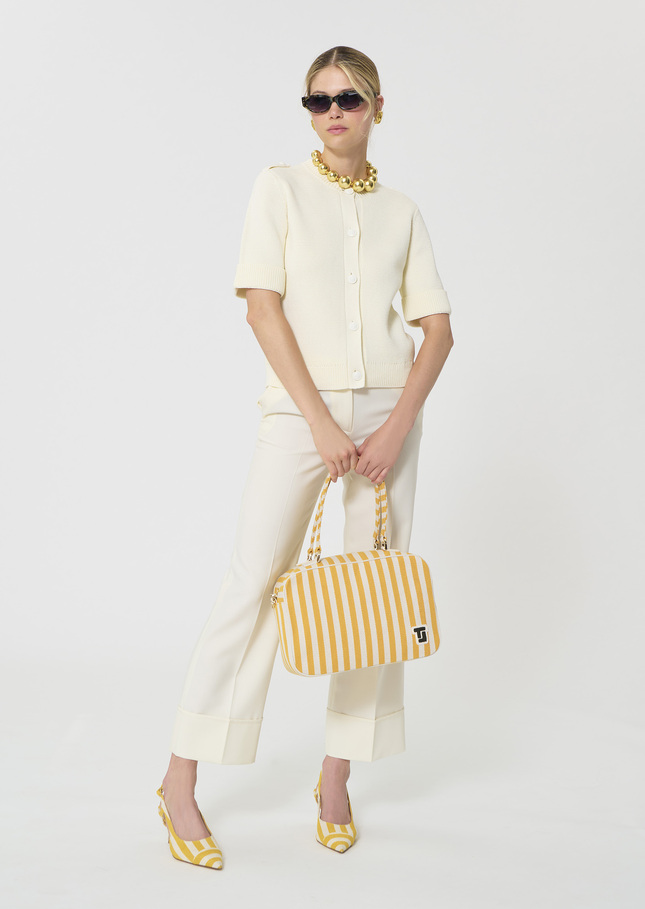 Gilet Gisèle écru en coton Ecru TARA JARMON