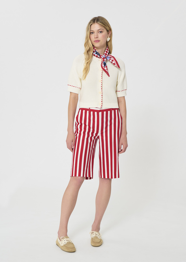 Gilet Gracy écru en coton Ecru TARA JARMON