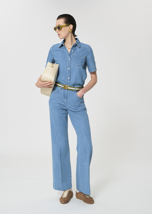 Jeans Jerome bleu en denim Jean TARA JARMON