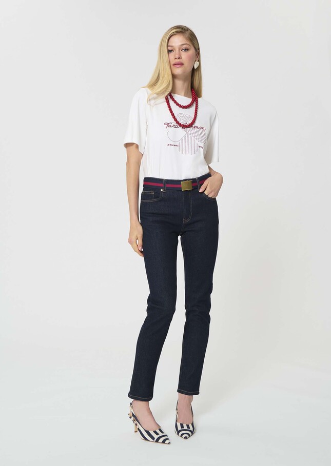 Jeans Jonas en denim brut Brut TARA JARMON