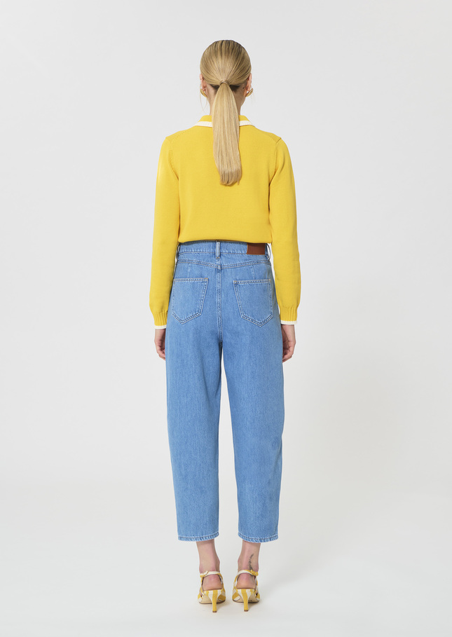 Jeans Jules bleu en denim Jean TARA JARMON