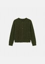 Gilet Gilma vert en laine alpaga Blush, Ecru, Horizon, Noir, Nuit, Vert TARA JARMON