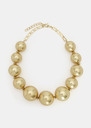 Collier Belladona doré à grosses perles Or TARA JARMON