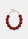 Collier Bellissima rouge à grosses perles Cerise, Horizon, Vert TARA JARMON