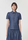 Chemise Coly bleue en denim léger Jean TARA JARMON