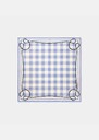 Foulard Eddie bleu ciel en vichy en coton Horizon TARA JARMON