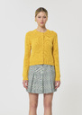 Gilet Gaia jaune en coton Blush, Mimosa TARA JARMON