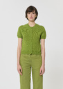 Gilet Giacomo vert en coton Cerise, Pomme TARA JARMON