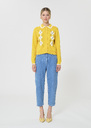 Gilet Giulian jaune en coton Mimosa TARA JARMON