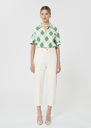 Jeans Jules blanc en denim léger Blanc TARA JARMON