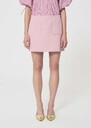 Jupe Jadis rose pâle en toile double Blush TARA JARMON