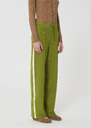 Pantalon Parker vert en maille technique Miel, Pomme TARA JARMON