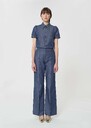 Pantalon Premier bleu en denim léger Jean TARA JARMON