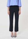 Pantalon Paulin bleu nuit en toile double Cerise, Nuit, Pomme TARA JARMON