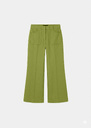 Pantalon Pierrick vert en gabardine de coton Pomme, Vert anglais TARA JARMON