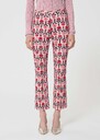 Pantalon Paulino rose pâle imprimé rétro Blush TARA JARMON