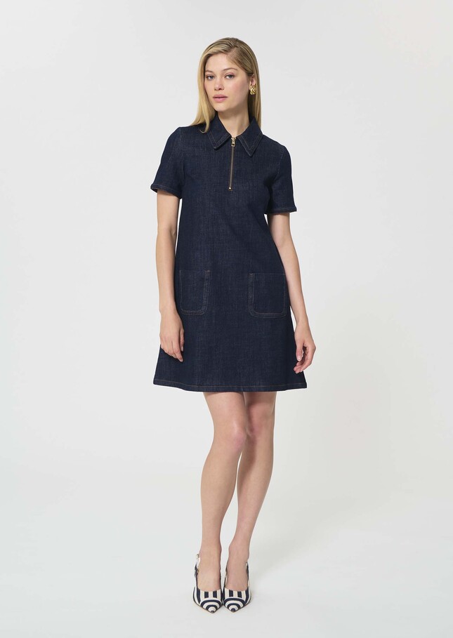 Robe Rubina en denim brut Brut TARA JARMON