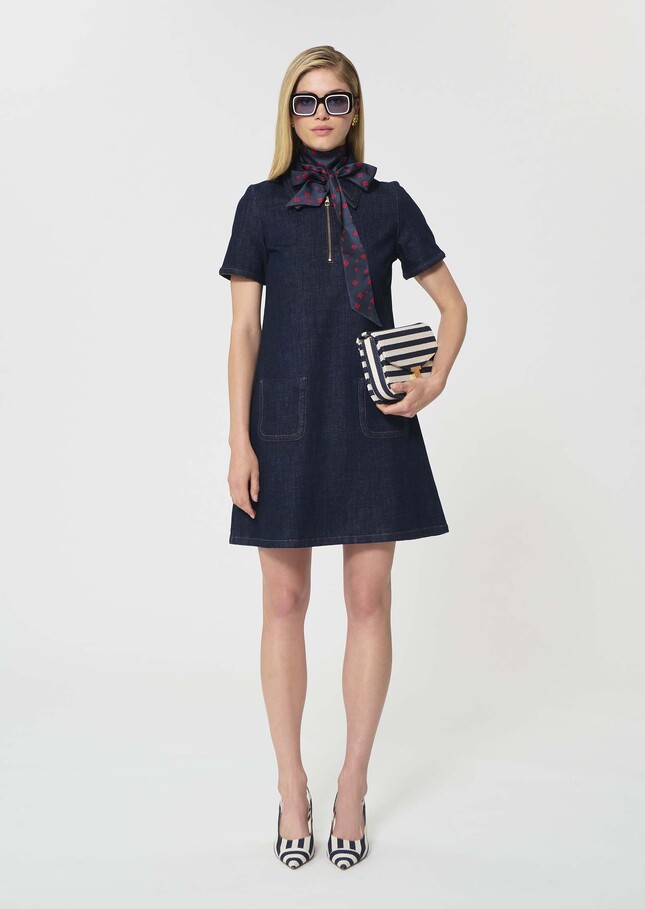 Robe Rubina en denim brut Brut TARA JARMON