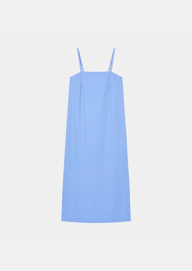Robe Rosabella bleu ciel en popeline Horizon TARA JARMON