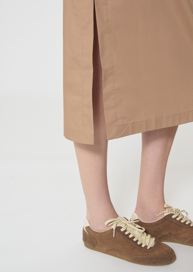 Robe Rosabella beige en popeline Miel TARA JARMON