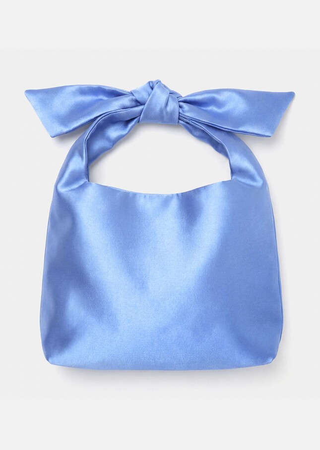 Sac Sally bleu ciel en satin duchesse Horizon TARA JARMON