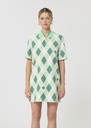 Robe Rox écrue à motifs Jade TARA JARMON