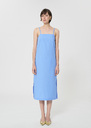 Robe Rosabella bleu ciel en popeline Horizon, Miel TARA JARMON