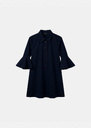 Robe Roselia bleu nuit en popeline Nuit TARA JARMON