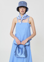 Sac Sally bleu ciel en satin duchesse Horizon TARA JARMON