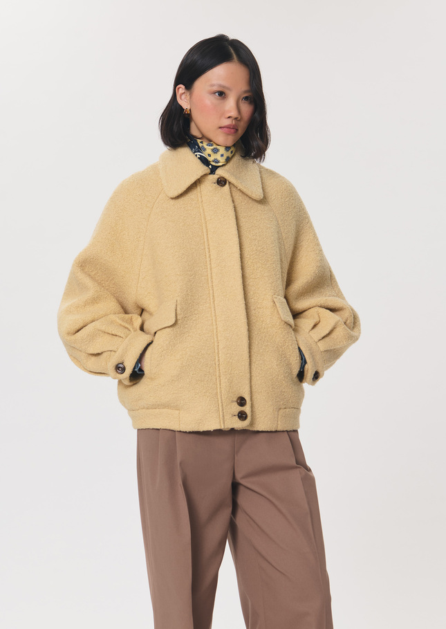 Blouson Billie vanille à poches plaquées Vanille TARA JARMON