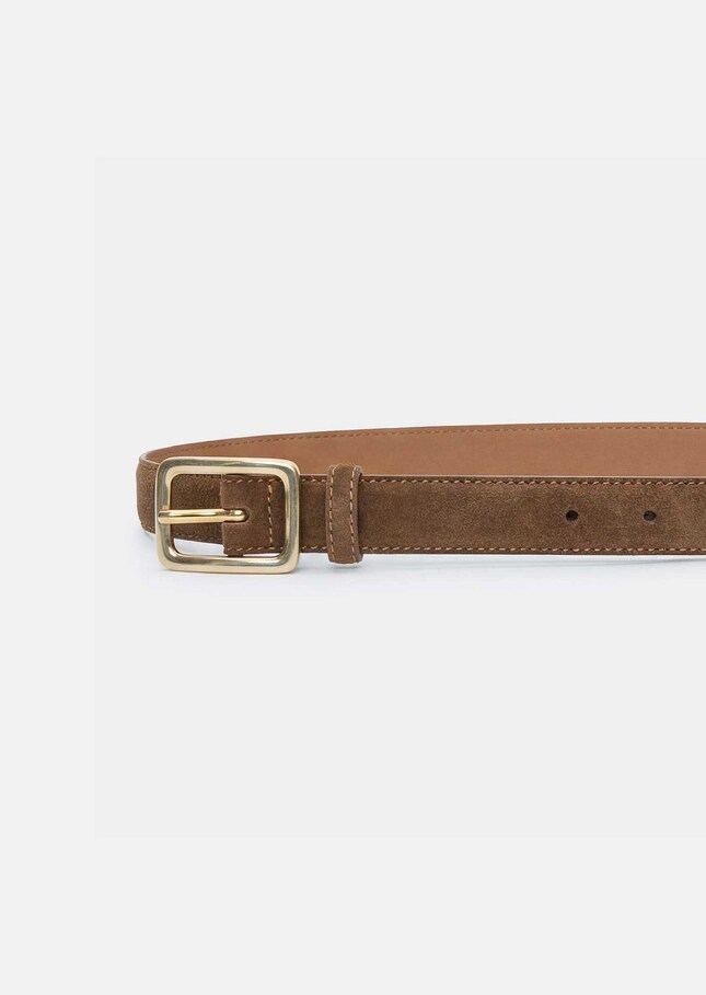 Ceinture Lucie caramel à boucle carrée Caramel TARA JARMON