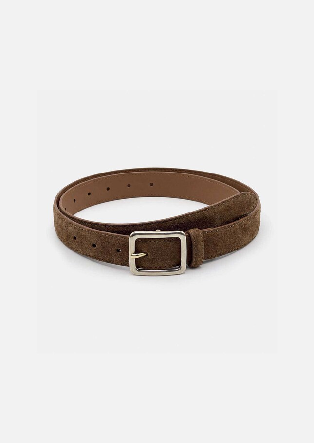 Ceinture Lucie caramel à boucle carrée Caramel TARA JARMON