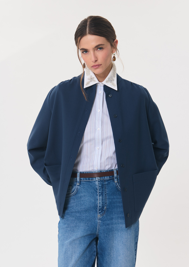 Chemise Carmen blanc à rayures Blanc TARA JARMON