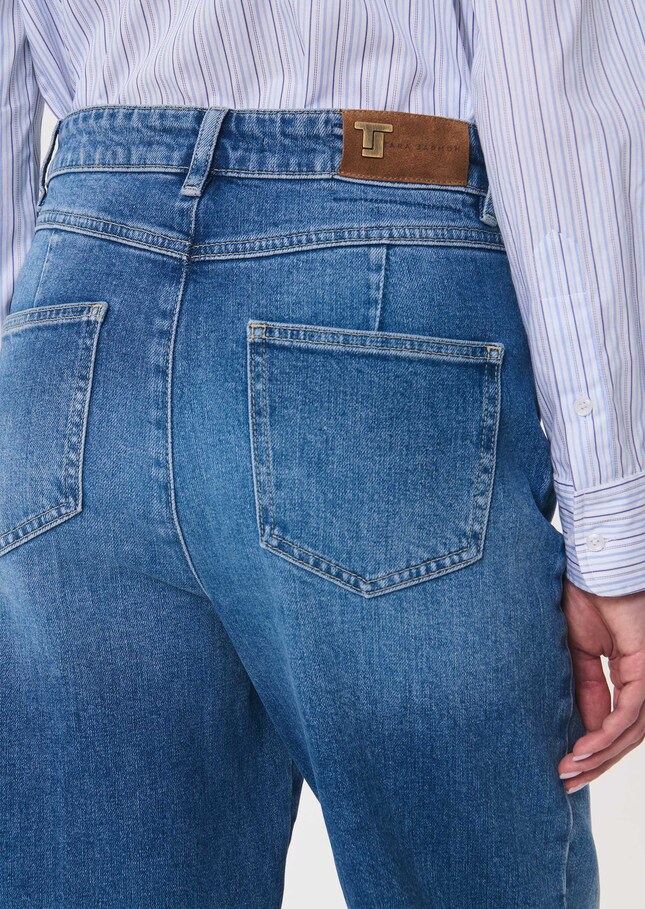 Jeans Julien bleu denim coupe droite Jean TARA JARMON
