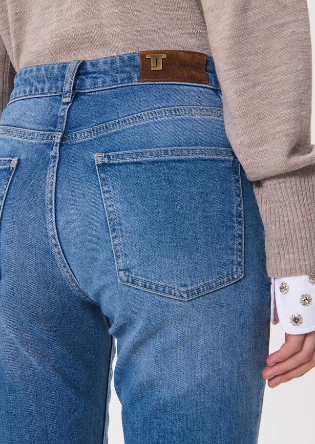 Jeans Jonas bleu denim coupe droite Jean TARA JARMON