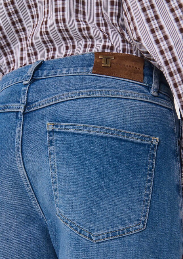 Jeans Joseph bleu denim coupe droite Jean TARA JARMON