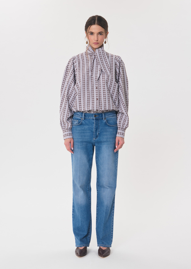 Jeans Joseph bleu denim coupe droite Jean TARA JARMON