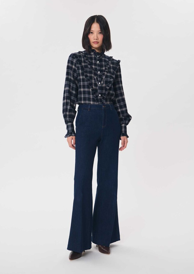 Jeans Jacome brut coupe évasée Brut TARA JARMON