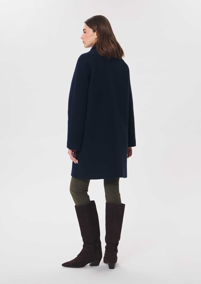 Manteau Maryline bleu nuit croisé Nuit TARA JARMON