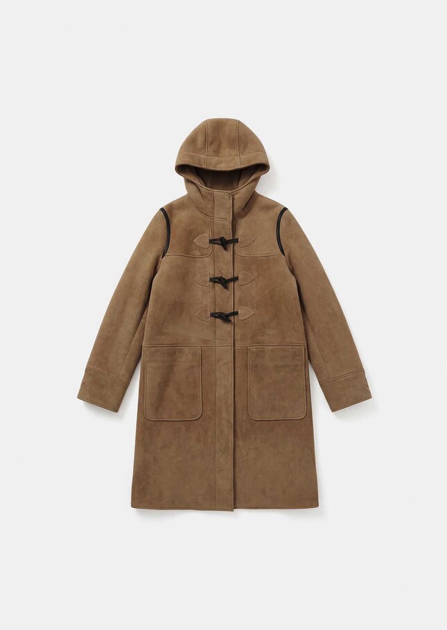 Manteau Marcella long caramel à brandebourgs Caramel TARA JARMON